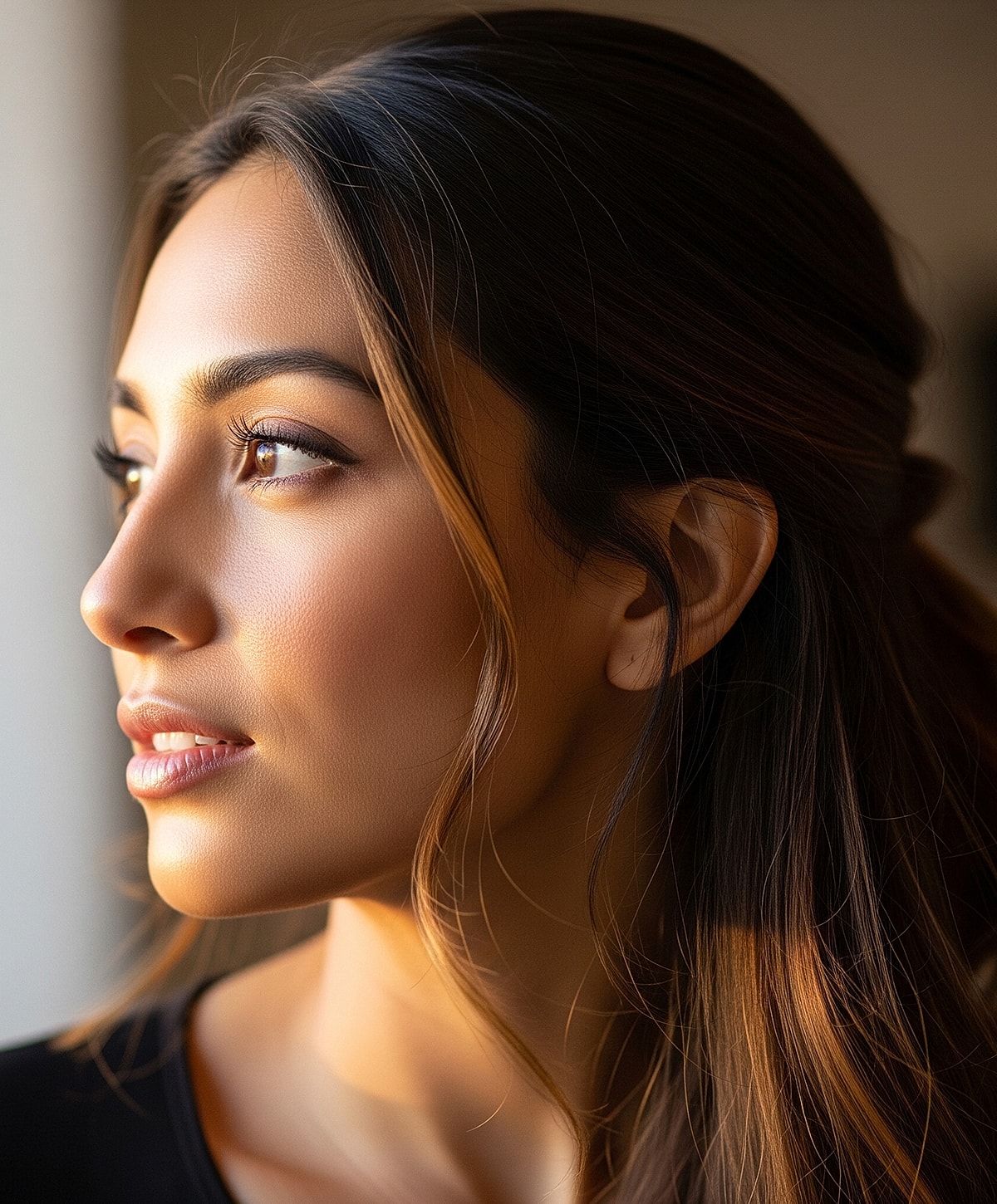 Abstract patterns in soft, undulating sand dunes.